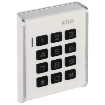 Atlo Cadeado de combinação ATLO-KRM-103 - cadeado de 3 anéis ajustável em liga de zinco com arco de aço temperado, preto