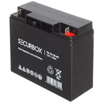 Pilha 12V/18Ah Securbox