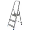 Escadote articulado multiusos AWTOOLS AW23019 4x3 degraus alumínio EN 131 150kg
