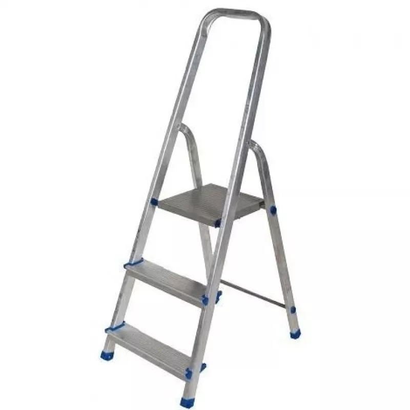 Escadote articulado multiusos AWTOOLS AW23019 4x3 degraus alumínio EN 131 150kg