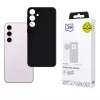 3mk Matt Case Pro para Samsung Galaxy S24 - capa traseira TPU flexível preta, proteção militar contra quedas, anti-amarelecimento, acabamento mate