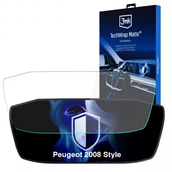 3MK PROTECTION Peugeot 2008 Style TechWrap película de proteção de ecrã mate para o painel de instrumentos