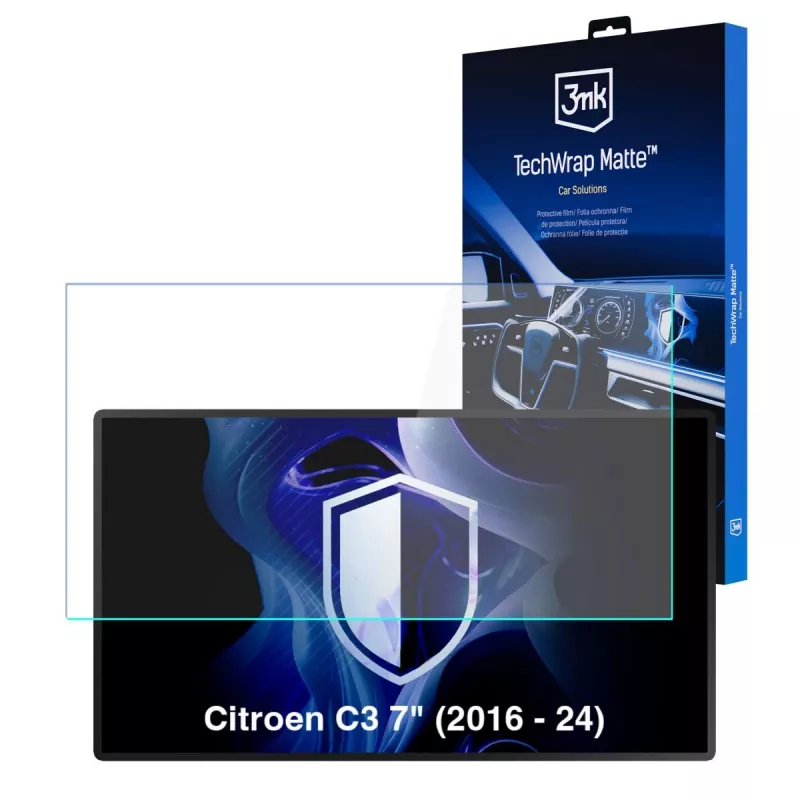 3MK PROTECTION Citroen C3 (2016-2024) película protetora TechWrap Mate para o ecrã central