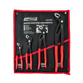 AWTOOLS conjunto de 4 chaves inglesas ajustáveis (7