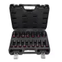 AWTOOLS Black Line Conjunto de chaves de caixa de impacto 1/2, 16 pcs., 10-32 mm, longo