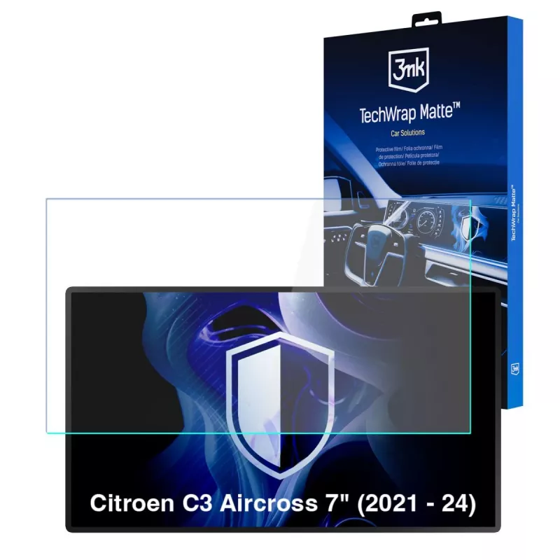 3MK PROTECTION película protetora TechWrap Mate para ecrã central de 7