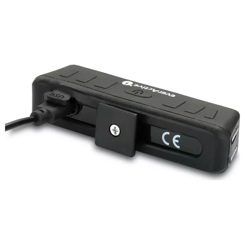 EverActive BL-150R Lanterna de cabeça de feixe duplo com sensor de movimento, 150 lúmenes, resistente a salpicos IPX4, LED vermelho/branco, 3x AAA