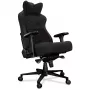 YUMISU 2053 Cadeira gaming, revestimento em tecido, preta (Y-2053-BB-M)