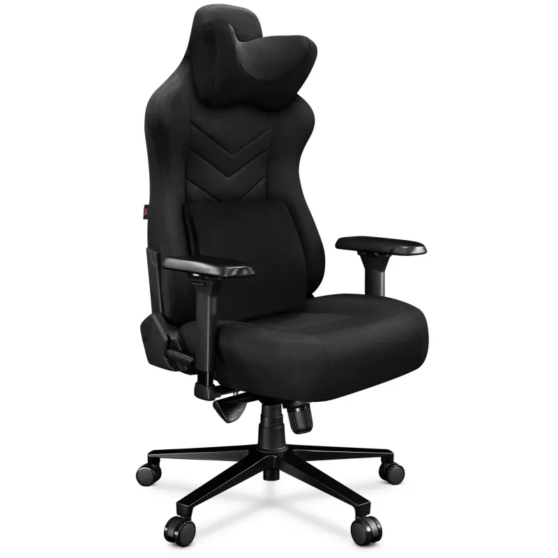 YUMISU 2053 Cadeira gaming, revestimento em tecido, preta (Y-2053-BB-M)
