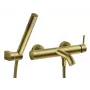 FERRO BCK11BG Misturadora de banheira com conjunto de chuveiro em dourado escovado