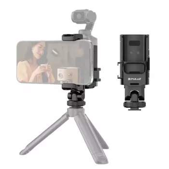 Suporte de moldura de extensão PULUZ para DJI Osmo Pocket 3 com rosca de 1/4 de polegada e suporte para telefone (PU726B)
