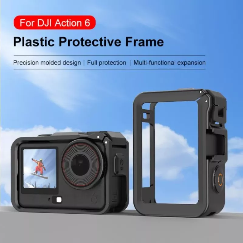 Suporte de moldura tipo gaiola para câmara PULUZ para DJI Osmo Action 6 - PU1088B