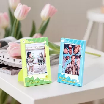 LOVEINSTANT Conjunto de molduras de fotos para Fujifilm Instax Mini 99, 12, 11, 40, 8, Evo, LiPlay, Link 2, SE, multicolor