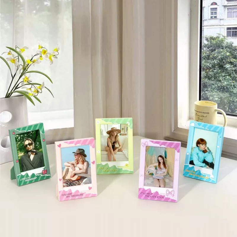LOVEINSTANT Conjunto de molduras de fotos para Fujifilm Instax Mini 99, 12, 11, 40, 8, Evo, LiPlay, Link 2, SE, multicolor