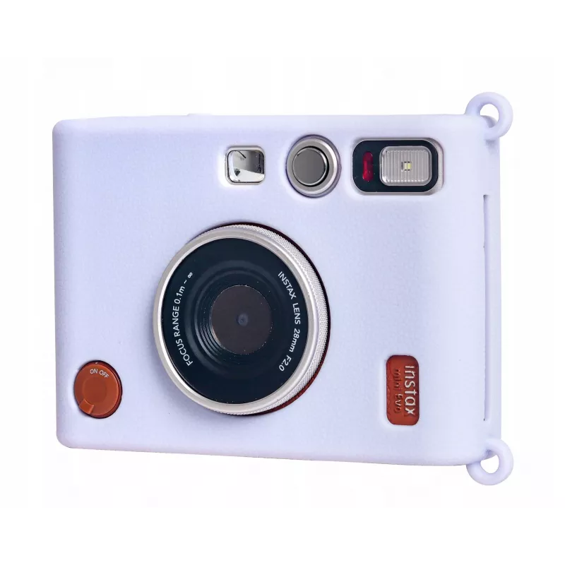 LOVEINSTANT capa de silicone para Fujifilm Instax Mini Evo - roxo