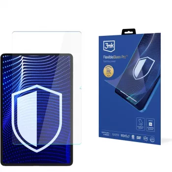 3MK PROTECTION FlexibleGlass Pro proteção de ecrã em vidro híbrido para Honor Pad 10.1 / Pad X9 - 7H, resistente a estilhaços, oleofóbica, sem bolhas, montagem Fit-In™
