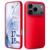 3mk capa Hardy Mellow para Apple iPhone 17 Pro / 18 Pro vermelho