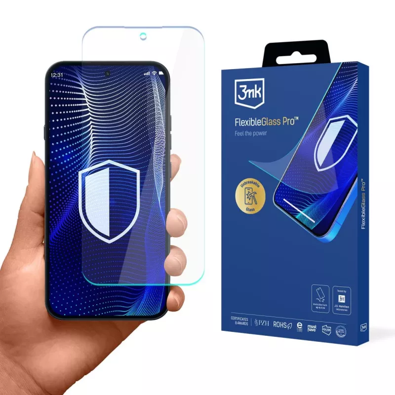 3MK PROTECTION Nothing Phone (4a) - proteção de ecrã em vidro híbrido 3mk FlexibleGlass Pro