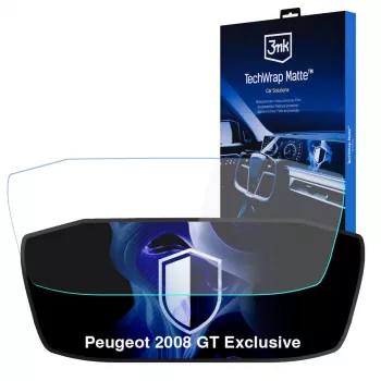 3MK PROTECTION TechWrap Matter película protetora para o painel de instrumentos do Peugeot 2008 GT Exclusive