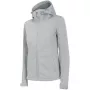 4F casaco softshell para mulher H4Z22 SFD350 cinzento claro mesclado