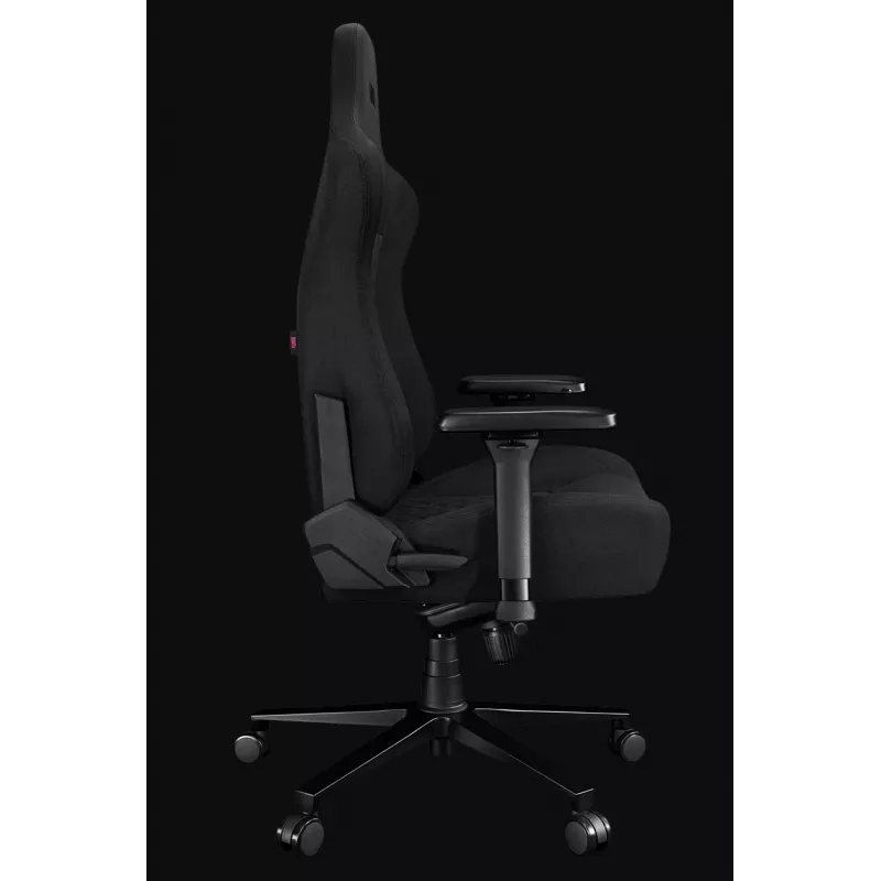 YUMISU 2052 cadeira gaming, revestimento em tecido, preto (Y-2052-GB-M)