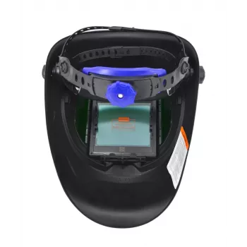 AWTOOLS máscara de soldar automática escura LYG-7 com classe ótica 1/1/1/2, campo de visão 92x42 mm, tonalidade DIN 4/9-13, modo de esmerilhamento