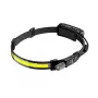 AWTOOLS AW BRIGHTBAR Lanterna de cabeça LED com sensor de movimento Black Line - 500 lúmenes COB+XPE, USB-C recarregável, IPX4