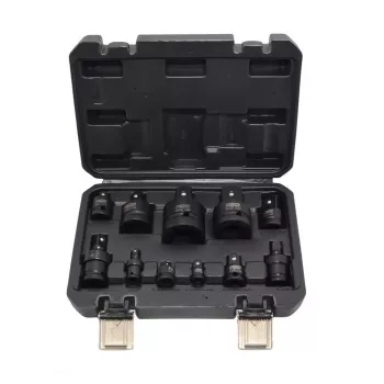 AWTOOLS conjunto de adaptador de impacto e junta universal CrMo 11 peças BLACK LINE