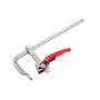 AWTOOLS sargento com catraca 120 x 500 mm (calha 22 x 10,6 mm) sargento de aperto rápido pesado para marcenaria