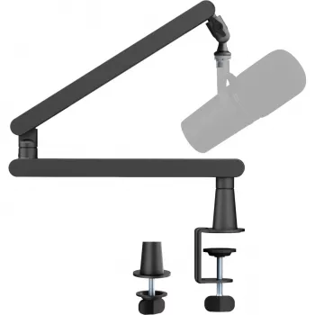 MOZOS SB40-LOW braço de microfone de perfil baixo com pinça de mesa