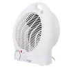 Adler AD 7728 termoventilador cerâmico PTC 2000W com oscilação, 2 níveis de aquecimento, modo ar frio, proteção contra sobreaquecimento e queda, branco/preto