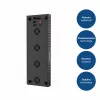 MEDIVON Lumera Max painel de fototerapia LED para o corpo, luz vermelha e infravermelha, 448 LEDs, 630–1060 nm, preto