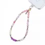 Crong porta-telemóvel com contas pastel – bracelete universal de pulso para smartphones