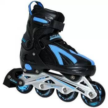 Outrace Volt Azul Patins em Linha Ajustáveis EU 40-43 Preto/Azul
