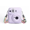 LOVEINSTANT Capa de Silicone para Fujifilm Instax Mini 12 – Roxa