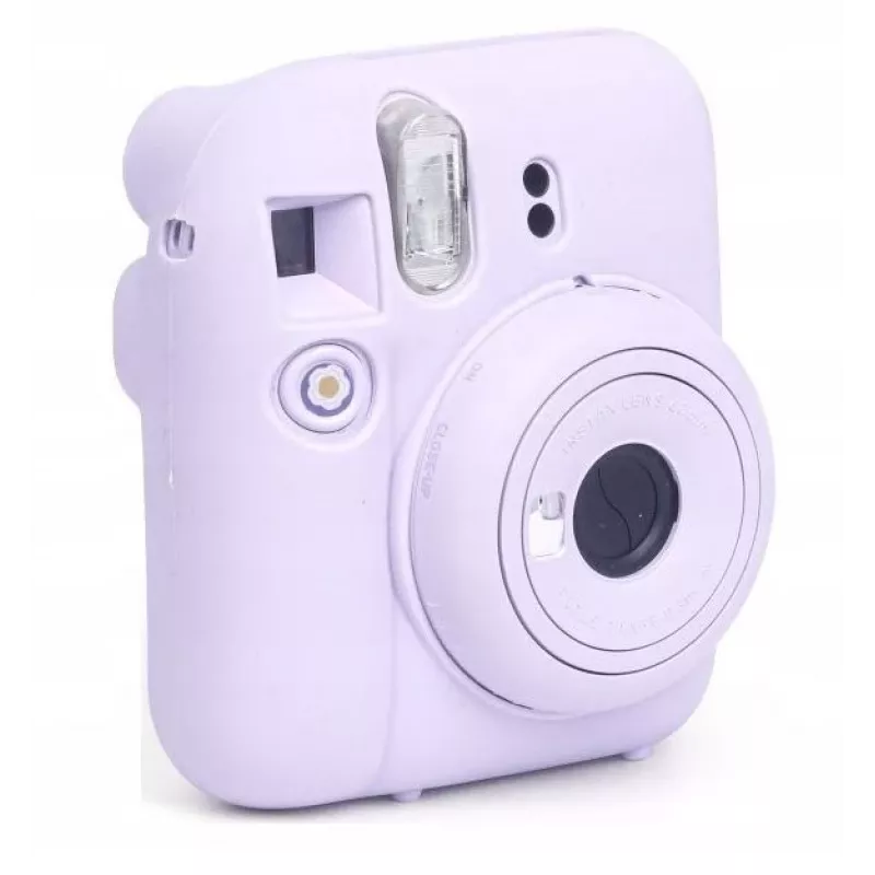 LOVEINSTANT Capa de Silicone para Fujifilm Instax Mini 12 – Roxa