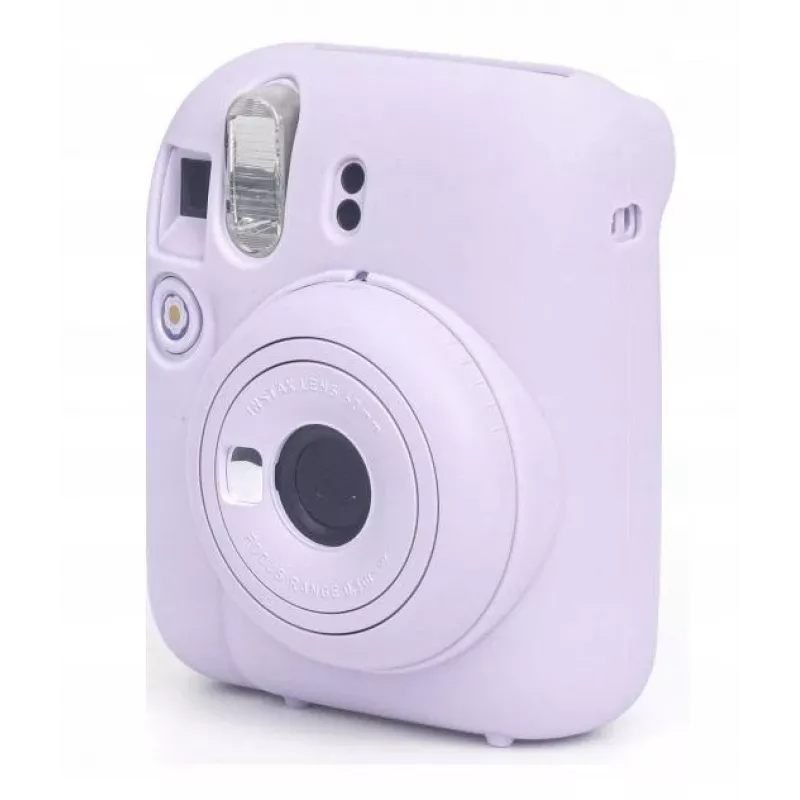 LOVEINSTANT Capa de Silicone para Fujifilm Instax Mini 12 – Roxa