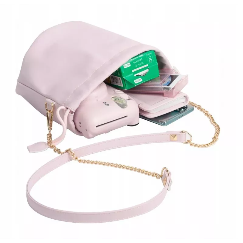 LOVEINSTANT Capa de Pele PU Branca para Fujifilm Instax Mini 12, 11, 40, 9, LiPlay, Evo, Link 2se, Square SQ40, SQ6, SQ1, SQ20, SQ10