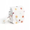 LOVEINSTANT Estojo de Pele PU com Padrão de Bolinhas para Fujifilm Instax Mini 12, Alça Amovível, Fecho Magnético
