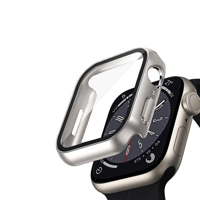 Crong Hybrid Watch Case com Vidro Temperado para Apple Watch 40mm - Starlight