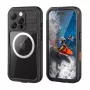 Capa à prova de água Crong Seal Cover IP68 para iPhone 16 Pro (preto)