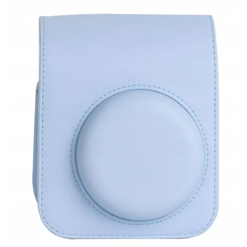 LOVEINSTANT Bolsa de Câmara de Pele PU Azul com Alça para Fujifilm Instax Mini 12