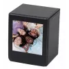 LOVEINSTANT Caixa de Armazenamento de Fotos para Fujifilm Instax Square - Preto com Janela, para 100 Fotos