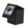 LOVEINSTANT Caixa de Armazenamento de Fotos para Fujifilm Instax Square - Preto com Janela, para 100 Fotos