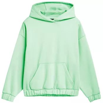 Sweatshirt para mulher em verde-claro 4FSS23TSWSF255 tamanho L