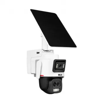 BCS-L-SIP1336FCL5-Ai-4G(SET) Câmara IP bullet 4G LTE 3MP com deteção de pessoas/veículos por IA, áudio bidirecional, IR de 30m e luz branca, IP67, MicroSD até 256GB