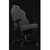 Yumisu 2054 Cadeira gaming em tecido cinzento/preto, 150 kg, braços 2D, reclinável 90-150°