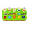 LEAN TOYS Painel de aprendizagem pop-up de animais com sons para bebés a partir de 12 meses