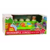 LEAN TOYS Painel de aprendizagem pop-up de animais com sons para bebés a partir de 12 meses