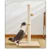 LEAN Arranhador poste torre castanho-claro 80 cm x 40 cm